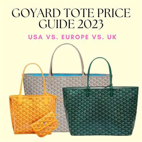 goyard tote 34cm|goyard tote bag price 2023.